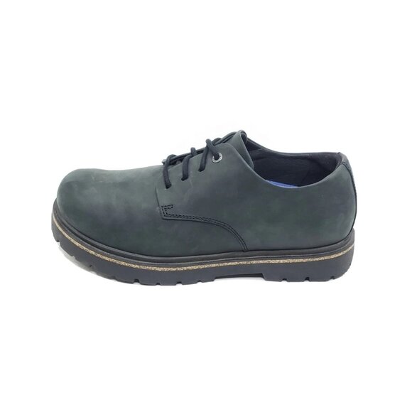 Birkenstock Highwood Lace Low Men’s Oxford Black Nubuck Leather Shoes 42 N US 9 main image 5